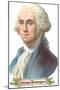 Portrait of George Washington-null-Mounted Art Print