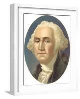 Portrait of George Washington-null-Framed Art Print