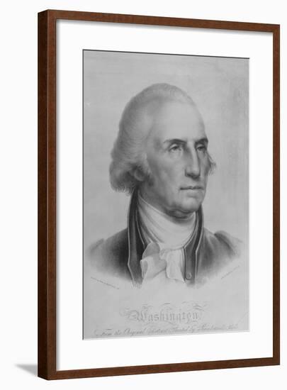 Portrait of George Washington-null-Framed Giclee Print