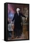 Portrait of George Washington-Giuseppe Perovani-Framed Stretched Canvas
