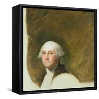 Portrait of George Washington-Jane Stuart-Framed Stretched Canvas