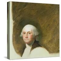 Portrait of George Washington-Jane Stuart-Stretched Canvas