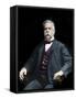 Portrait of George Westinghouse (1846-1914) American inventor and industrialist-American Photographer-Framed Stretched Canvas