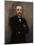 Portrait of Georges Benjamin Clemenceau-Edouard Manet-Mounted Art Print