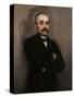 Portrait of Georges Benjamin Clemenceau-Edouard Manet-Stretched Canvas