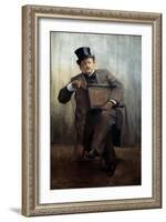 Portrait of Georges Courteline by Leopold Stevens-null-Framed Giclee Print