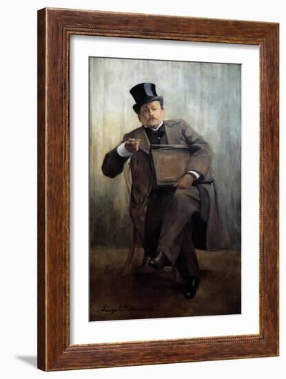 Portrait of Georges Courteline by Leopold Stevens-null-Framed Giclee Print