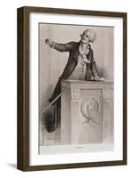 Portrait of Georges Jacques Danton (1759-94)-Eugene Joseph Viollat-Framed Giclee Print