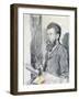 Portrait of Georges Seurat-Maximilien Luce-Framed Giclee Print