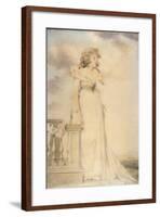 Portrait of Georgiana, Duchess of Devonshire-John Downman-Framed Giclee Print