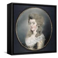 Portrait of Georgiana Spencer-Thomas Lawrence-Framed Stretched Canvas
