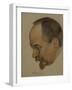 Portrait of Georgy Vasilyevich Chicherin, 1921-Nikolai Andreevich Andreev-Framed Giclee Print