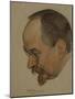 Portrait of Georgy Vasilyevich Chicherin, 1921-Nikolai Andreevich Andreev-Mounted Giclee Print