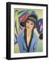 Portrait of Gerda, 1914-Ernst Ludwig Kirchner-Framed Premium Giclee Print