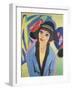 Portrait of Gerda, 1914-Ernst Ludwig Kirchner-Framed Premium Giclee Print