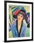 Portrait of Gerda-Ernst Ludwig Kirchner-Framed Giclee Print
