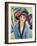 Portrait of Gerda-Ernst Ludwig Kirchner-Framed Premium Giclee Print