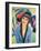 Portrait of Gerda-Ernst Ludwig Kirchner-Framed Premium Giclee Print