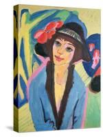 Portrait of Gerda-Ernst Ludwig Kirchner-Stretched Canvas