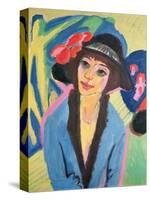 Portrait of Gerda-Ernst Ludwig Kirchner-Stretched Canvas