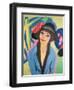 Portrait of Gerda-Ernst Ludwig Kirchner-Framed Giclee Print