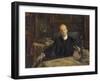 Portrait of Gerhart Hauptmann, 1900-Lovis Corinth-Framed Giclee Print