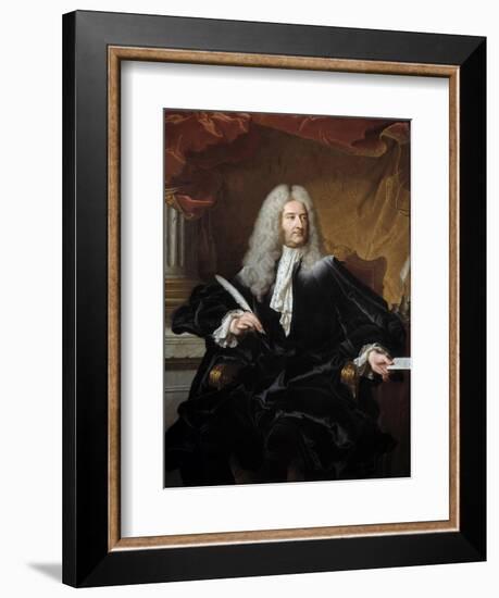 Portrait of Germain Louis De Chauvelin by Hyacinthe Rigaud-null-Framed Giclee Print