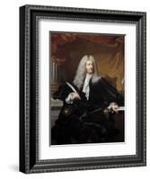 Portrait of Germain Louis De Chauvelin by Hyacinthe Rigaud-null-Framed Giclee Print