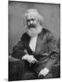 Portrait of German-Born Political Economist and Socialist Karl Marx, 1818-1883-null-Mounted Photographic Print