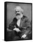 Portrait of German-Born Political Economist and Socialist Karl Marx, 1818-1883-null-Framed Stretched Canvas