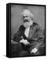 Portrait of German-Born Political Economist and Socialist Karl Marx, 1818-1883-null-Framed Stretched Canvas