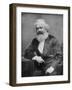Portrait of German-Born Political Economist and Socialist Karl Marx, 1818-1883-null-Framed Premium Photographic Print