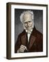 Portrait of German Philosopher Arthur Schopenhauer-null-Framed Giclee Print