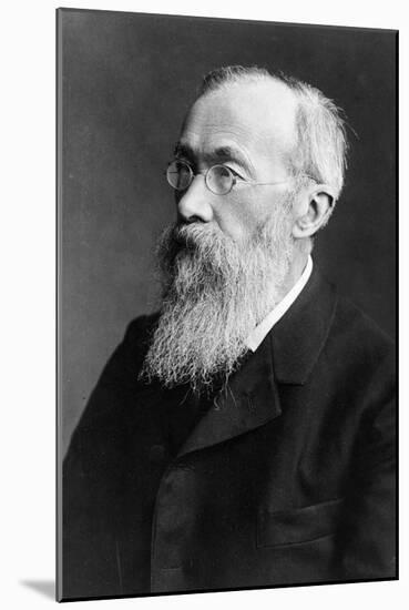 Portrait of German Psychologist Wilhelm Wundt-German photographer-Mounted Photographic Print