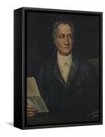 Portrait of German Writer Johann Wolfgang Von Goethe, Painted by Bayer, Late 19th Century-Joseph Carl Stieler-Framed Stretched Canvas