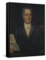 Portrait of German Writer Johann Wolfgang Von Goethe, Painted by Bayer, Late 19th Century-Joseph Carl Stieler-Framed Stretched Canvas