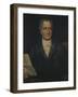 Portrait of German Writer Johann Wolfgang Von Goethe, Painted by Bayer, Late 19th Century-Joseph Carl Stieler-Framed Giclee Print