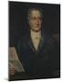 Portrait of German Writer Johann Wolfgang Von Goethe, Painted by Bayer, Late 19th Century-Joseph Carl Stieler-Mounted Giclee Print