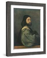 'Portrait of Gerolamo Barbarigo', 1510, (1909)-Titian-Framed Giclee Print