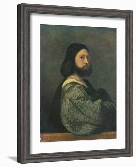 'Portrait of Gerolamo Barbarigo', 1510, (1909)-Titian-Framed Giclee Print