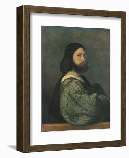 'Portrait of Gerolamo Barbarigo', 1510, (1909)-Titian-Framed Giclee Print