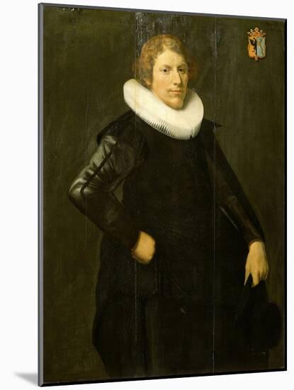 Portrait of Gerrit Ottsz Hinlopen-Nicolaes Eliasz Pickenoy-Mounted Art Print