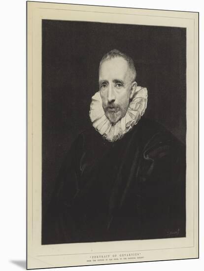 Portrait of Gevartius-Sir Anthony Van Dyck-Mounted Giclee Print