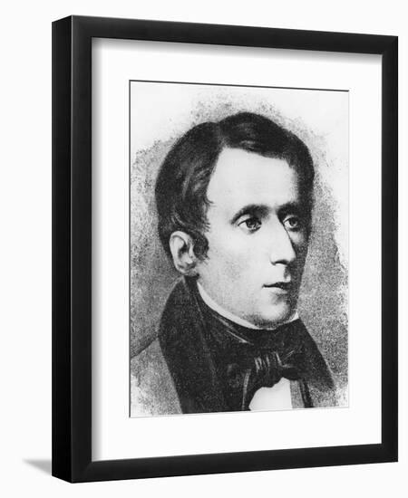 Portrait of Giacomo Leopardi-Domenico Morelli-Framed Giclee Print