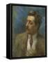 Portrait of Giacomo Puccini, 1906-Arturo Rietti-Framed Stretched Canvas