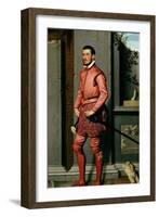 Portrait of Gian Gerolamo Grumelli, Italian Statesman and Noble, 1560-Giovanni Battista Moroni-Framed Giclee Print