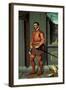 Portrait of Gian Gerolamo Grumelli (The Gentleman in Pink)-Cesare Tallone-Framed Giclee Print