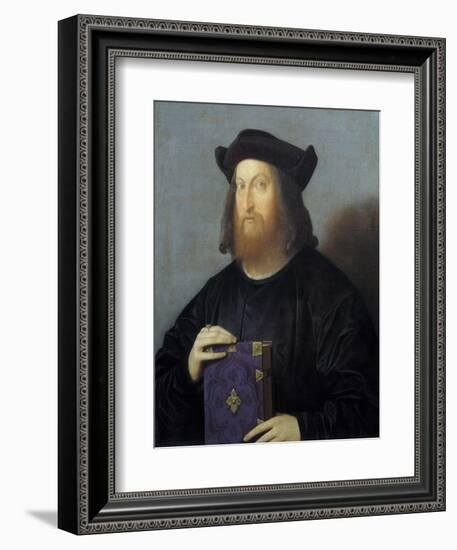 Portrait of Giangiorgio Trissino by Vincenzo Catena-null-Framed Giclee Print