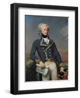 Portrait of Gilbert Motier (1757-1834) the Marquis De La Fayette as a Lieutenant General, 1791-Joseph Desire Court-Framed Giclee Print