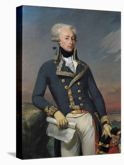Portrait of Gilbert Motier (1757-1834) the Marquis De La Fayette as a Lieutenant General, 1791-Joseph Desire Court-Stretched Canvas